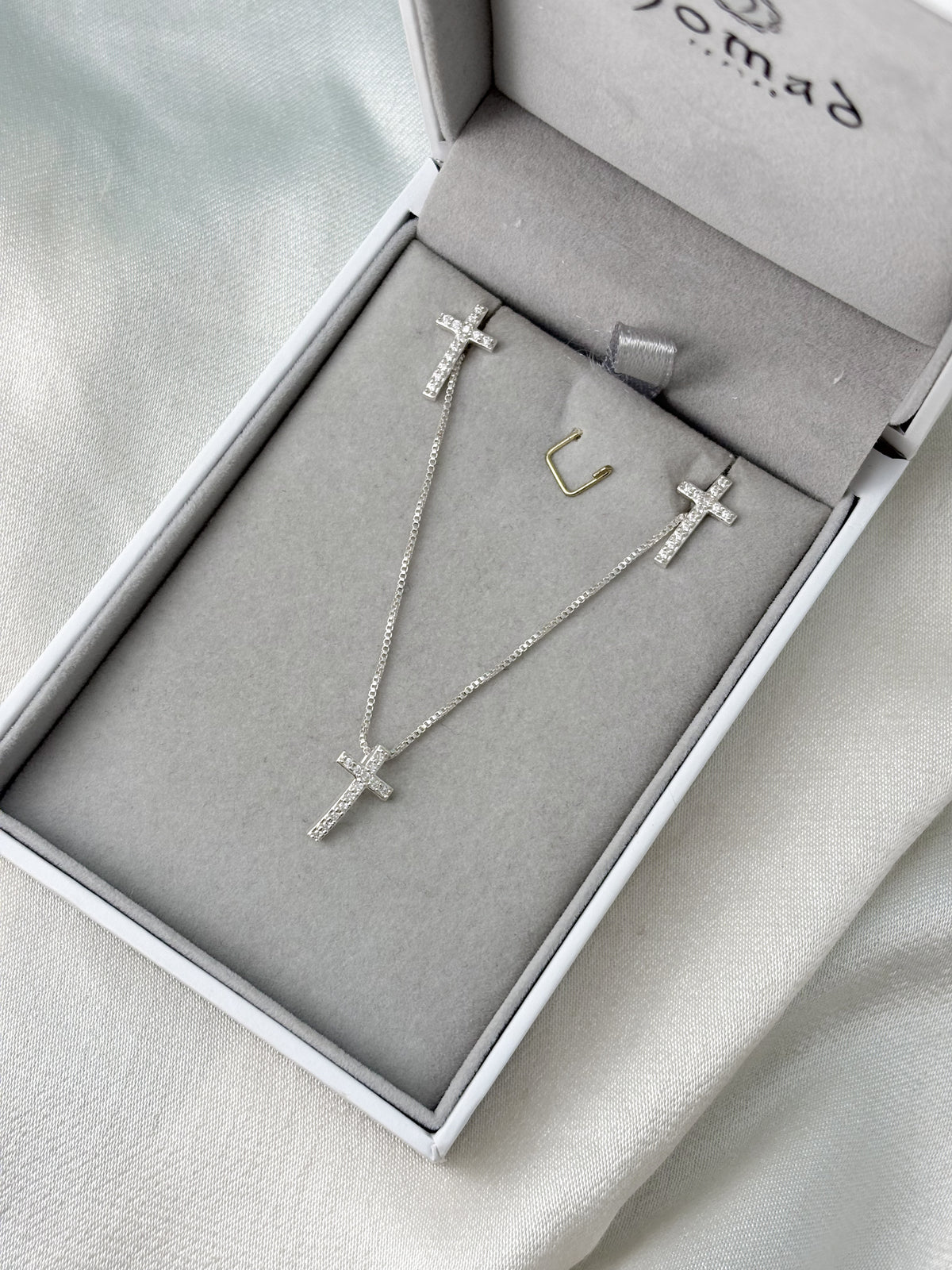 Conjunto Cruz Zircônia